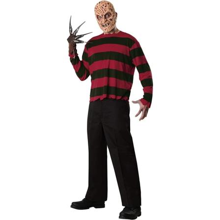 Freddy krueger voksen nightmare on elm street trøje maske