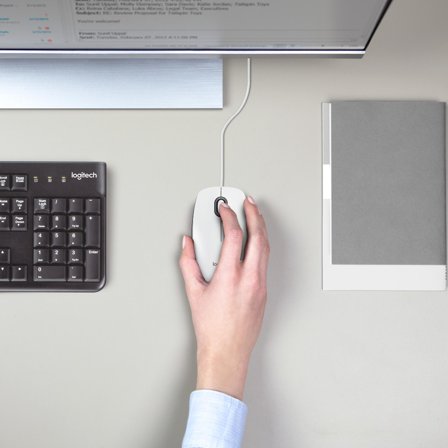 Logitech M100 - mus - full størrelse - USB