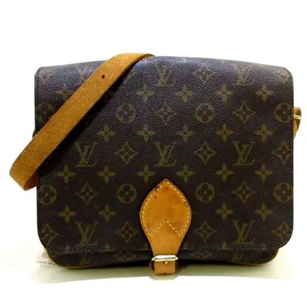 Louis Vuitton Vintage, Pre-owned Bag Bruin, Dames, Maat:ONE Size,Canvas