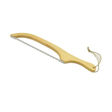 Brödskärare i trä för hushållsbruk, manuell köksredskap för bakning, livsmedelssäker och lättanvänd