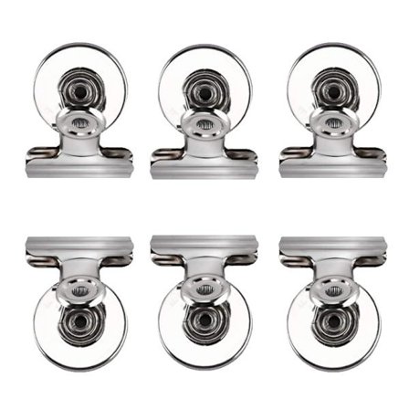 Magnetiske klips 12 stk, kraftige kjøleskapsmagnetklips Perfekt Mag