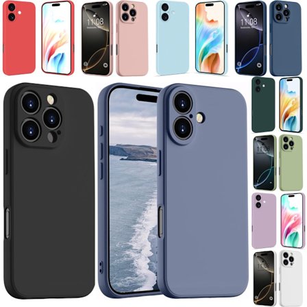 iPhone 16 Pro/ProMax/Plus skal mobilskal fodral silikon / TPU -