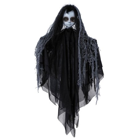 Riippuva Kummitustyttö Musta 50 cm