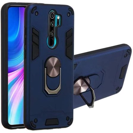 Coque - Xiaomi - Redmi Note 8 Pro - Stødabsorbent - Magnetisk Ring Støtte - Tynd