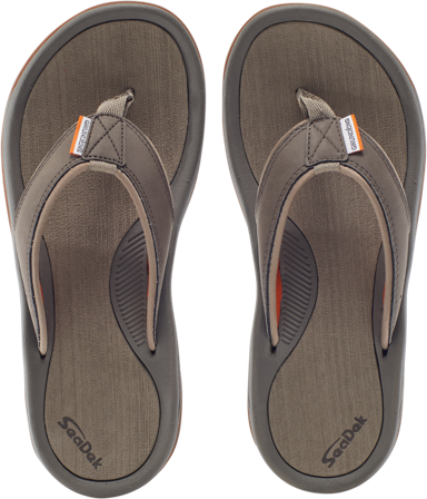 Grundéns 60006-203-1011 Deck Boss Sandal brun, komfort 44, Sko