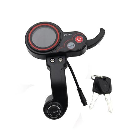 Zq-100 Kilometerteller med justerbar elektrisk scooter-måler med 6-pinners display for elektrisk sc