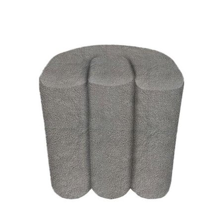 Clip skammel grå lys 40,5x40,5x42