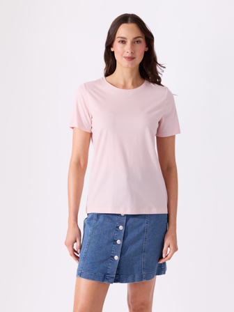 MATCH - Ava t-skjorte - Va Vite - Str. M - Dame - Topper & T-skjorter - Rosa - 50% bomull, 50% modal