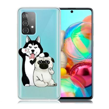 Deco Samsung Galaxy A72 5G kotelot - Koirat Black