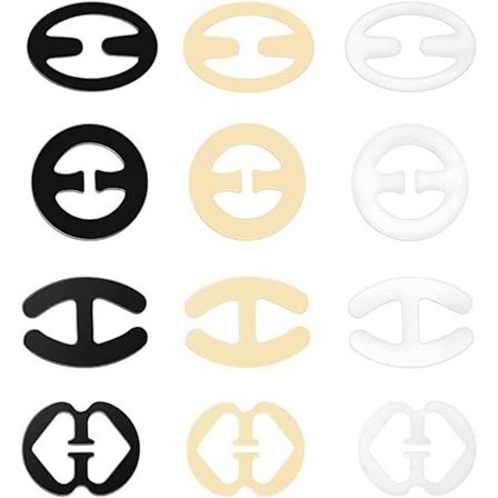 12 st BH-remsspärrar, BH-klämmor, Halksäkra BH-spännen, 4