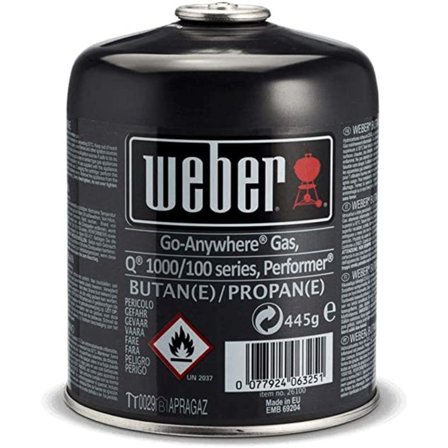 Weber Gassflaske Portabel 445 g' - 'Svart