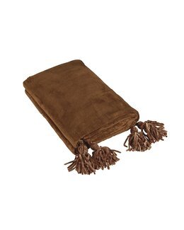 Fleecepläd Noah Cognac - Fondaco