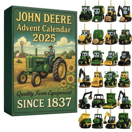 John Deere Adventskalender 2025 | 24-dages traktor jule nedtælling