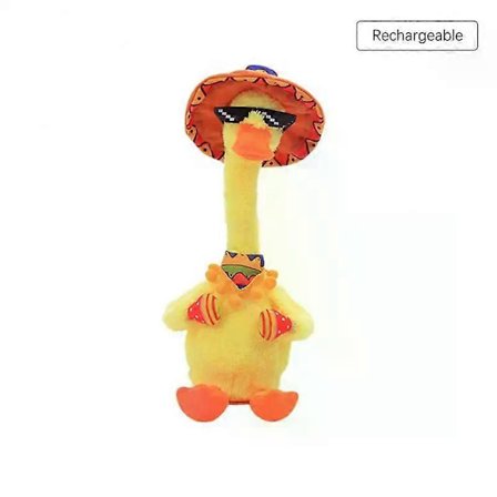 Danseænder Legetøj Plys And Dukke Legetøj Gentag Syngende And Elektrisk Plys Legetøj Sød Talende Dyr Baby Tidlig Uddannelse Legetøjsgave