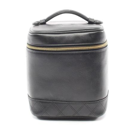 Chanel Vintage Pre-owned Toilet Väska svart, Dam Vintage Accessoarer, Dam, Storlek: ONE SIZE