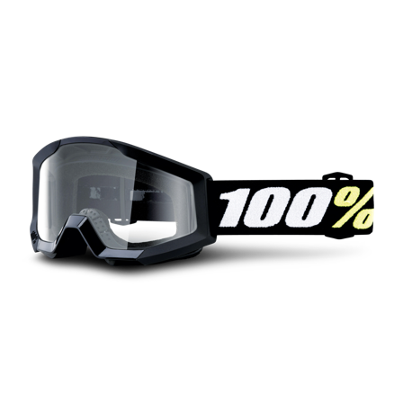 Gogle Cross 100% Strata Mini Dziecięce Czarny