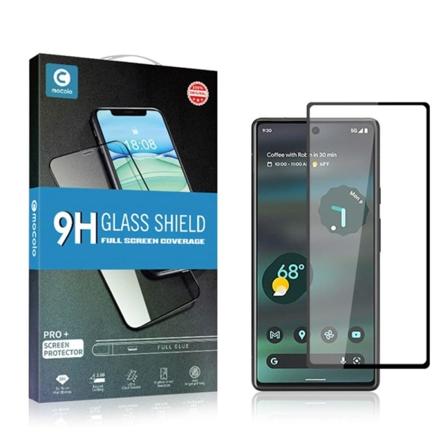 MOCOLO HD Google Pixel 6a skærmbeskytter i hærdet glas - Sort Udgave Transparent