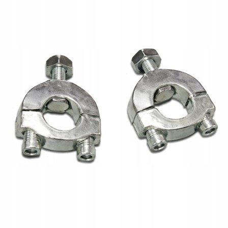 Styrklemme Zenthril V1 – Sæt med 2 Holdbare Beslag | Galvaniseret Stål | Reservedel til 6.5P, 7P, 9P