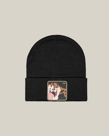 Capslab Looney Tunes Taz Black Beanie Capslab Svart Mössor Kille - Kids Brand Store