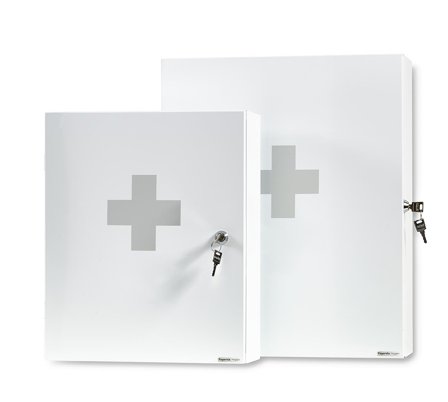 Skånebeslag Florence Medisinskap 320 x 400 x 115 mm, låsbart, Baderom