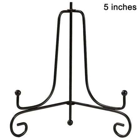 4/6/7/8/10/12 tums järnfäste displaystativ för skål tallrik konst foto ram