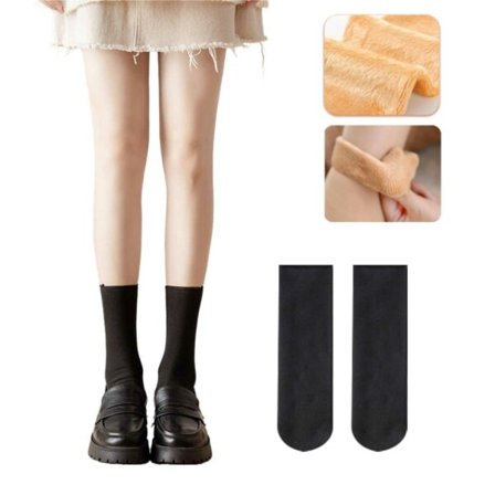 Varma Fodrade Strumpor Sammet Fleece