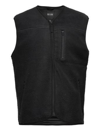 Onshouston Fleece Vest Otw Vd Black ONLY & SONS