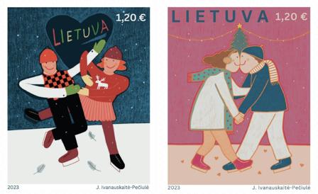 Litauen - Jul og Nytår - Postfrisk sæt 2v