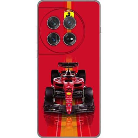 Yhteensopiva Puhelinkuori OnePlus OnePlus 12 Ferrari Formula 1 -auto ikonisessa punaisessa muotoilussa urheilullisella tarkkuudella
