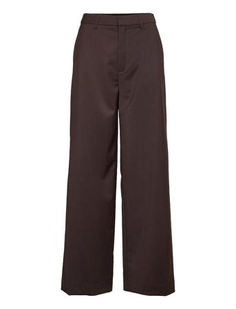 Alexandragz Hw Wide Pants Brown Gestuz