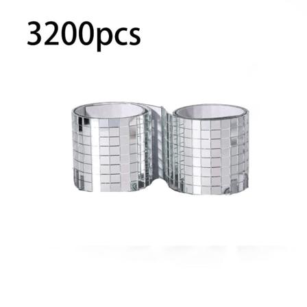 Mosaikplattor Discoplattor SILVER 3200ST 3200ST silver 3200pcs-3200pcs