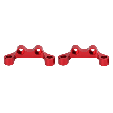 2 stk RC metal øvre ophængsarm montering til Tamiya TT02 1/10 RC bil opgraderingsdele Rød