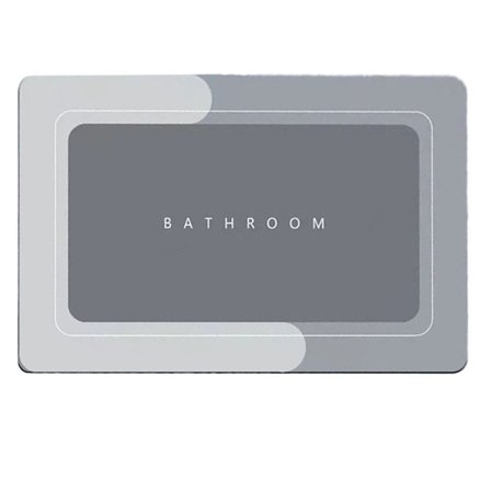 Badematte, Myk Baderomsteppe, Absorberende Badematte for Aske