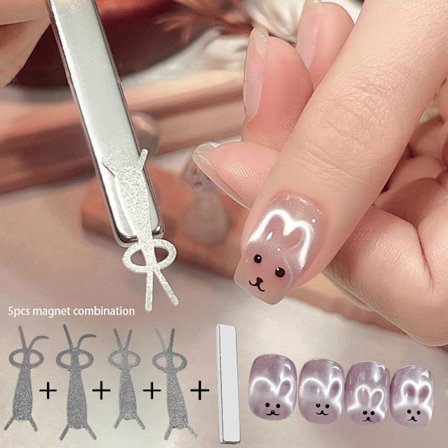 XEIJAYI Rosa Kattöga Gel Nagellack Keramisk Magnetisk Gel UV Semi-permanent Emaljer Lack Nagelmaterial För Professionella Gel