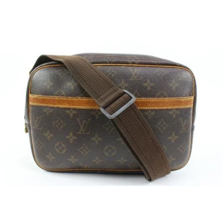 Louis Vuitton Vintage, Pre-owned Reporter PM Monogram Crossbody bag Bruin, Dames, Maat:ONE Size