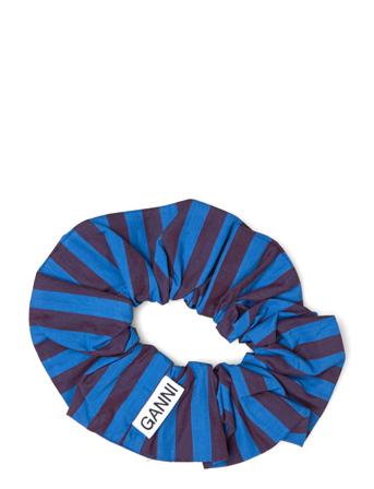 Stripe Cotton Scrunchie Accessories Hair Accessories Scrunchies Monivärinen/Kuvioitu Ganni
