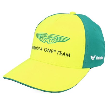Formula One - Amarillo adjustable Gorra - Aston Martin F1 25 Special Edition British GP Yellow/Podium Green A-Frame Adjustable @ Hatstore