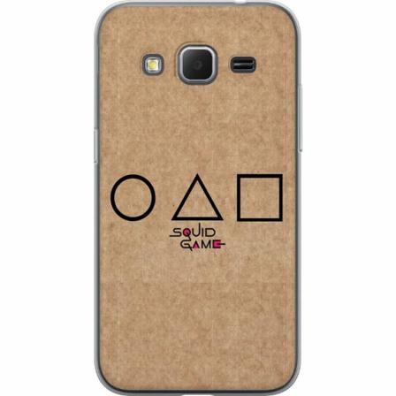 Samsung Galaxy Core Prime Genomskinligt Skal Squid Game