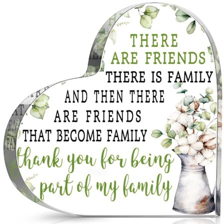 Venskabsgave til kvinder piger, der rejser væk, bedste ven fødselsdagsgaver ven akrylplade til kollega pensionering julemindeindretning