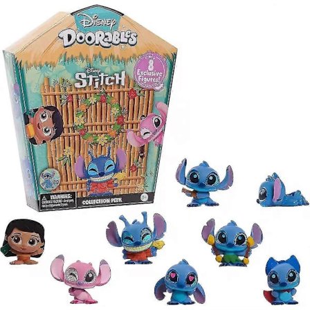 Disney Doorables Stitch Gaveleke Leker For Barn Tegneserie Stitch Modell Barn Bursdagsfest Leker i Bulk Skattekiste For Gutter Og Jenter
