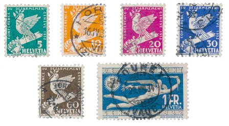 Schweiz 1932 - MICHEL 250/55 - Stemplet