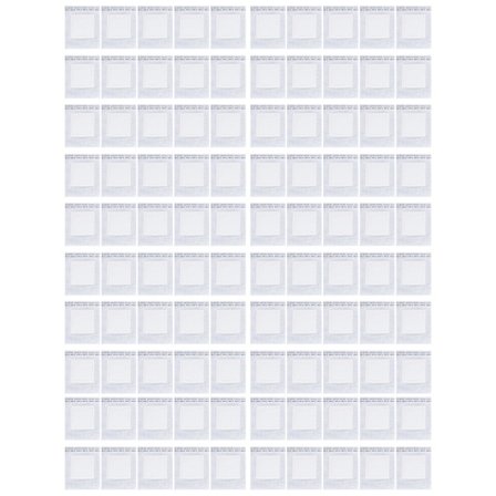 100 stk. Ikke-vævede kaffefilterposer fortykkede hængende øredrypposer til rejser