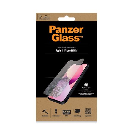 Panzer iPhone 13 Mini | Standard Fit Screen Protector PanzerGlass - High quality tempered glass screen protector
