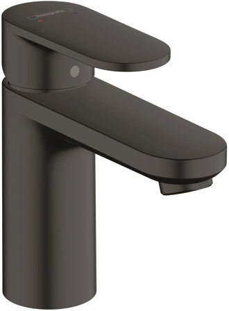 Hansgrohe Vernis Blend 100 71580670 Servantbatteri uten løfteventil, 1-greps, matt svart, Baderom