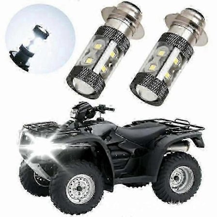 LED-ajovalo Yamaha ATV H6M -malliin, kirkkaan valkoinen TroveMart
