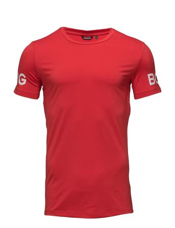 Borg T-Shirt T-shirt Rød Björn Borg