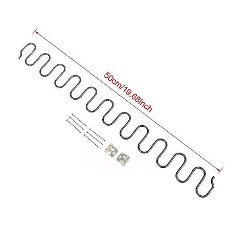 Reservedeler for sofa-stoler, møbelfjærer med klips, 45 cm 50 cm 60 cm 65 cm 70 cm lang Ressort Hardware