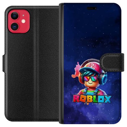 Yhteensopiva Lompakkokotelo Apple Apple iPhone 11 Roblox Space Explorer Design futuristisella avaruusteemalla, jossa on värikkäät yksityiskohdat, p