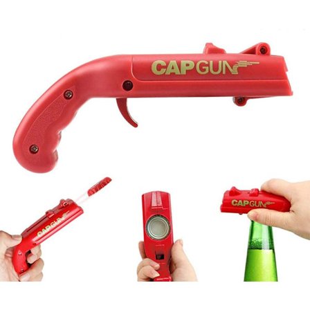 1 st flasköppnare pistol leksak för barfest och skjutspel över 5 meter