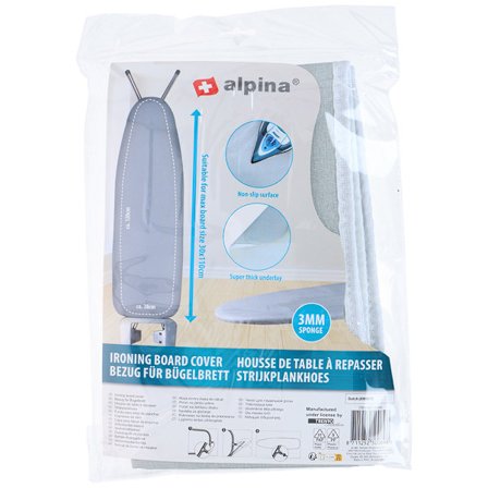 Alpina Kestävä Silityslaudan Päällinen 118x36,5 cm